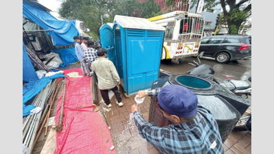 At Panaji’s Ashtami fair, 400 stall owners share just 9 mobile toilets
