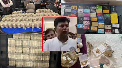 Illegal betting case: Karnataka Congress MLA KC Veerendra arrested with massive hoards of cash; gold worth Rs 6 crore seized