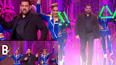  Salman Khan returns to the stage with his iconic moves