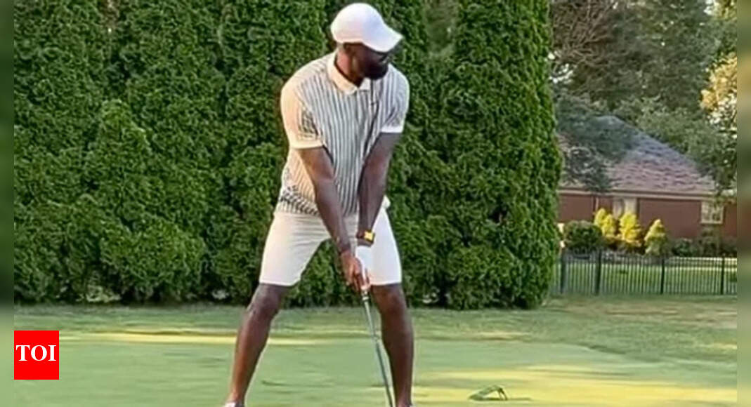 LeBron James’ Awkward Golf Swing Sparks Roasts From Shannon Sharpe, NFL Legends, and Stephen Curry