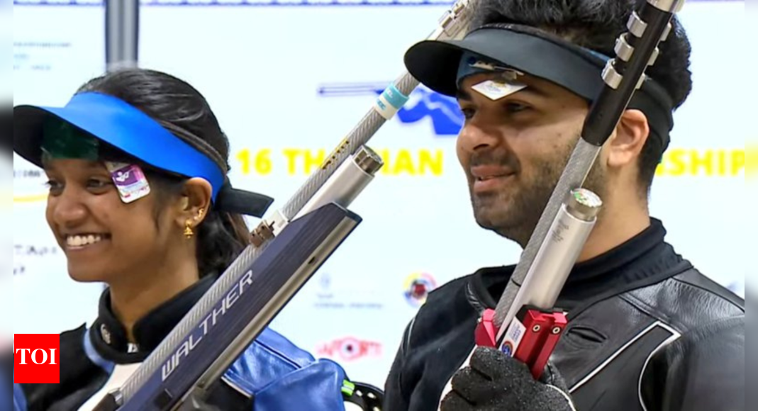 Elavenil Valarivan doubles gold, wins mixed 10m air rifle with Arjun Babuta