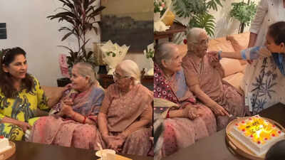Archana Puran Singh throws a lavish party for her mother’s 95th birthday; says, “I want her to live at least 100 years”