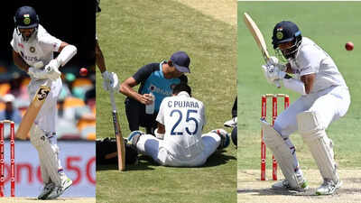  Bruised but not broken! When Cheteshwar Pujara was hit 11 times by Australia — and stood tall