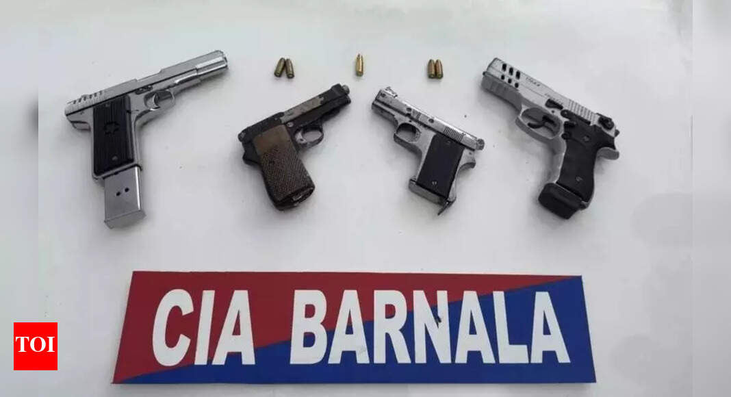 In Barnala, police signal car to stop, men inside open fire; all 4 arrested