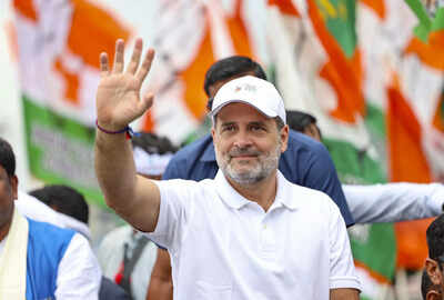 Rahul Gandhi hugged, kissed by unidentified man during Bihar yatra