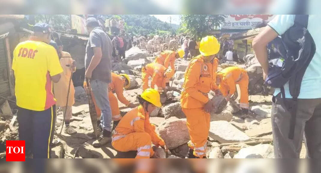 Flash floods in Tharali displace families, restoration work continues