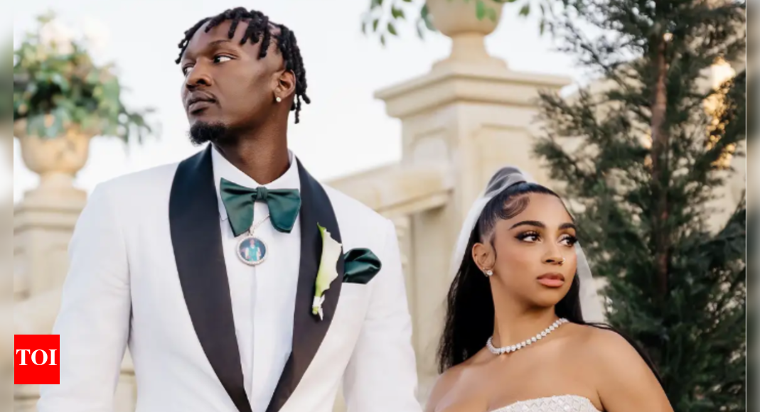 NBA star Dorian Finney-Smith ties knot with JazMyne Branch in Texas vineyard wedding