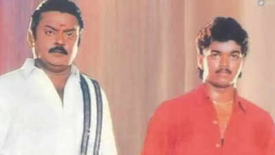  Thalapathy Vijay's sweet birthday wish to Vijayakanth from the 90s goes viral, fans praise the bond