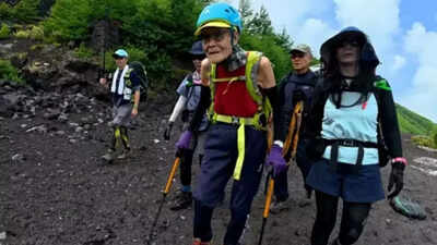 Japan's 102-year-old with heart condition becomes oldest to climb Mount Fuji