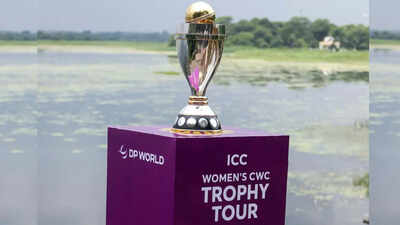 ICC Women's World Cup Trophy reaches Indore