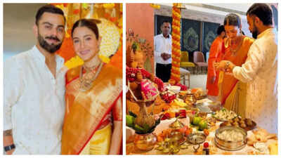 When Anushka Sharma and Virat Kohli brought Ganpati Bappa home after baby Vamika’s birth