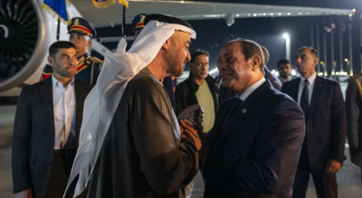 UAE President arrives in Egypt for fraternal talks after concluding state visit to Angola