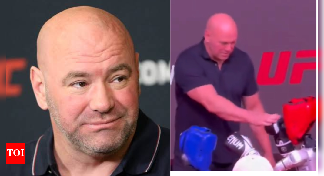 Dana Whiteは、中国のG1ファイティングリーグのために構築されたMMAロボットがUFC上海デモでプロトコルを無視するため、不信感に残しました。国際スポーツニュース