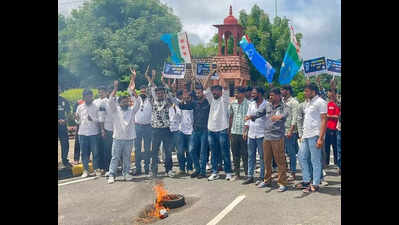 Students protest at MDSU Ajmer over discrepancies in marking scheme