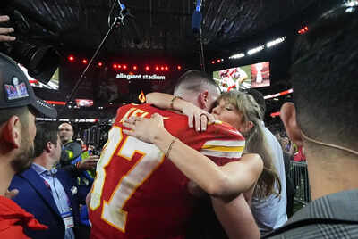 'When’s the engagement?': Travis Kelce’s father spills the beans on NFL star’s proposal to Taylor Swift