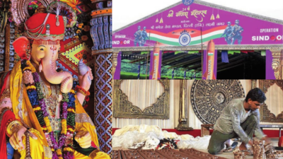 Making space for current affairs! Operation Sindoor, Shubhanshu Shukla’s odyssey & more at Ganesha pandals in Delhi