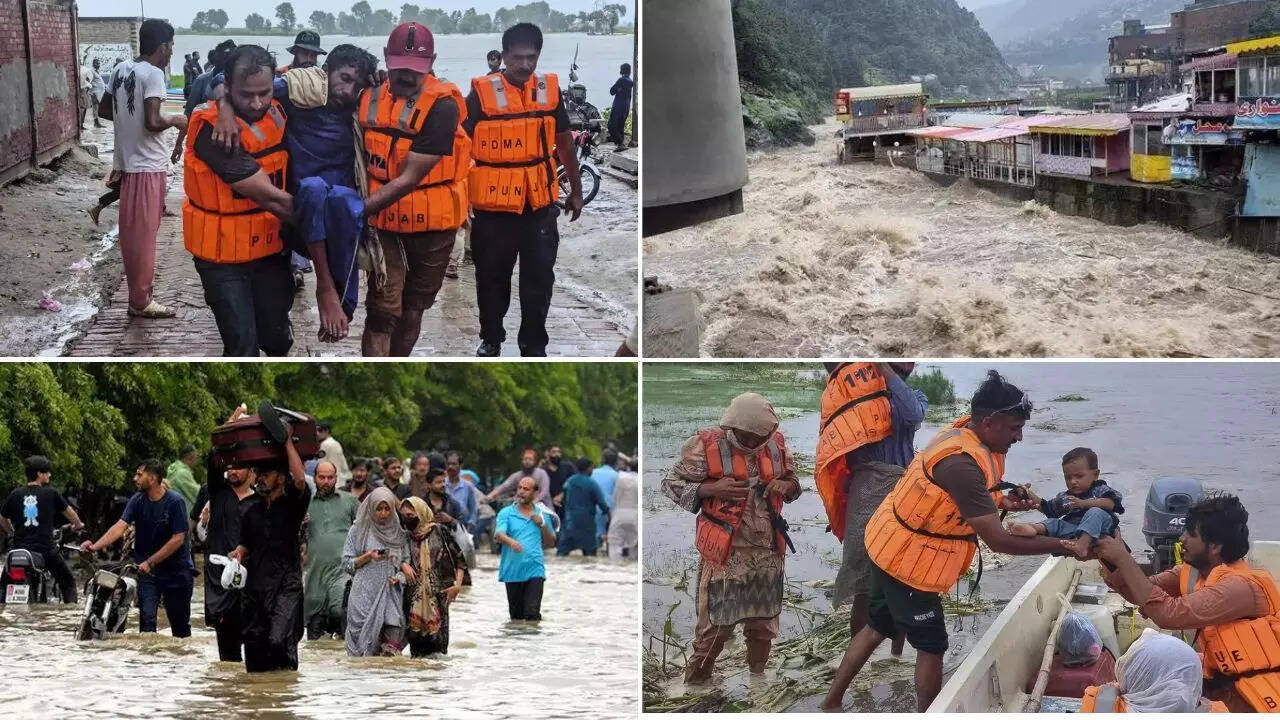 Pakistan floods: More than 150,000 evacuated after India sends out warning  - All you need to know - Times of India