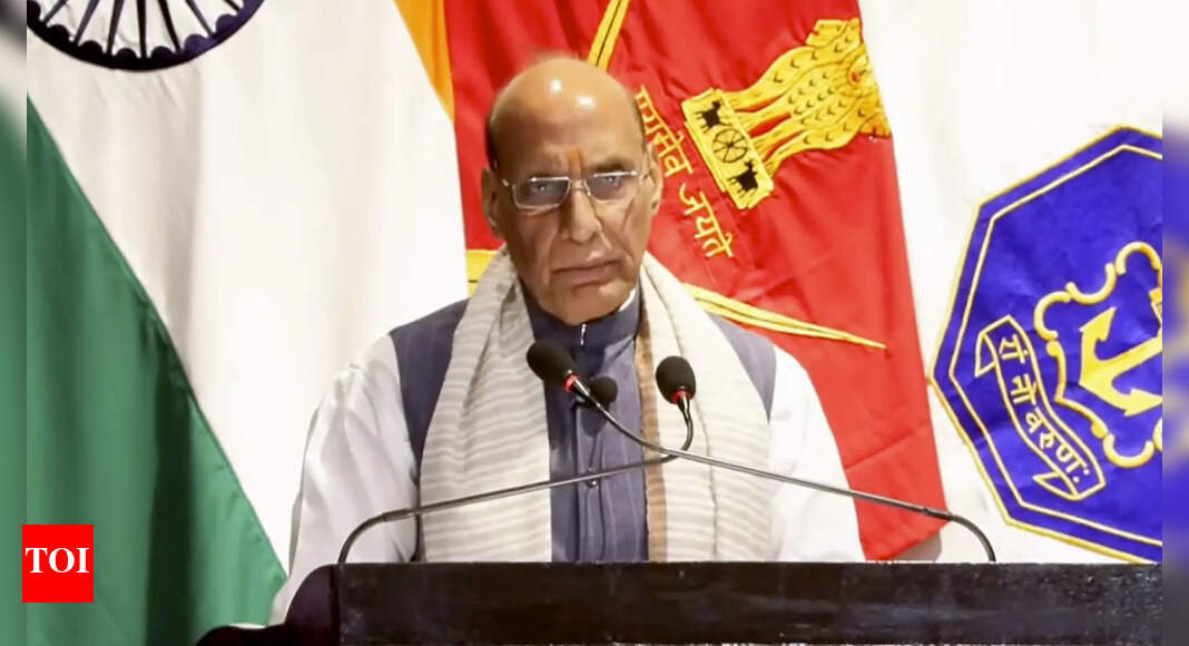 ‘Ran Samvad self-contradictory, yet highlights truth’: Rajnath Singh at event; cites Mahabharata for context ‘Ran Samvad self-contradictory, yet highlights truth’: Rajnath Singh at event; cites Mahabharata for context