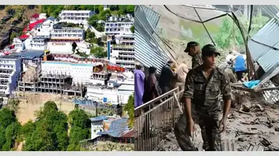  31 dead as massive landslide buries Vaishno Devi pilgrims; floods wash away houses, vehicles