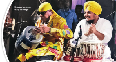 When Sivamani’s beats upped the energy at this monsoon fest