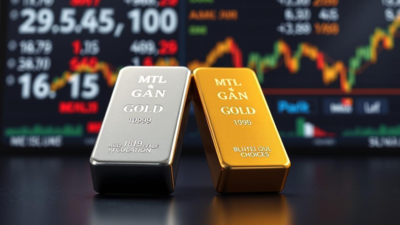 Silver prices in the national capital witnessed a historic surge, reaching Rs 1,20,000 per kilogram, fueled by global uncertainty. Gold also experienced gains, climbing to Rs 1,01,270 per 10 grams. Market analysts attribute this uptrend to political unpredictability stemming from President Trump's dismissal of Federal Reserve Governor Lisa Cook, raising concerns about the Fed's independence. Silver price today: Rates hit fresh Rs 1.20 lakh/kg peak; gold gains Rs 500 amid US tariffs