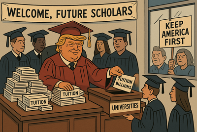  Donald Trump just welcomed 600,000 Chinese students and MAGA can't keep calm