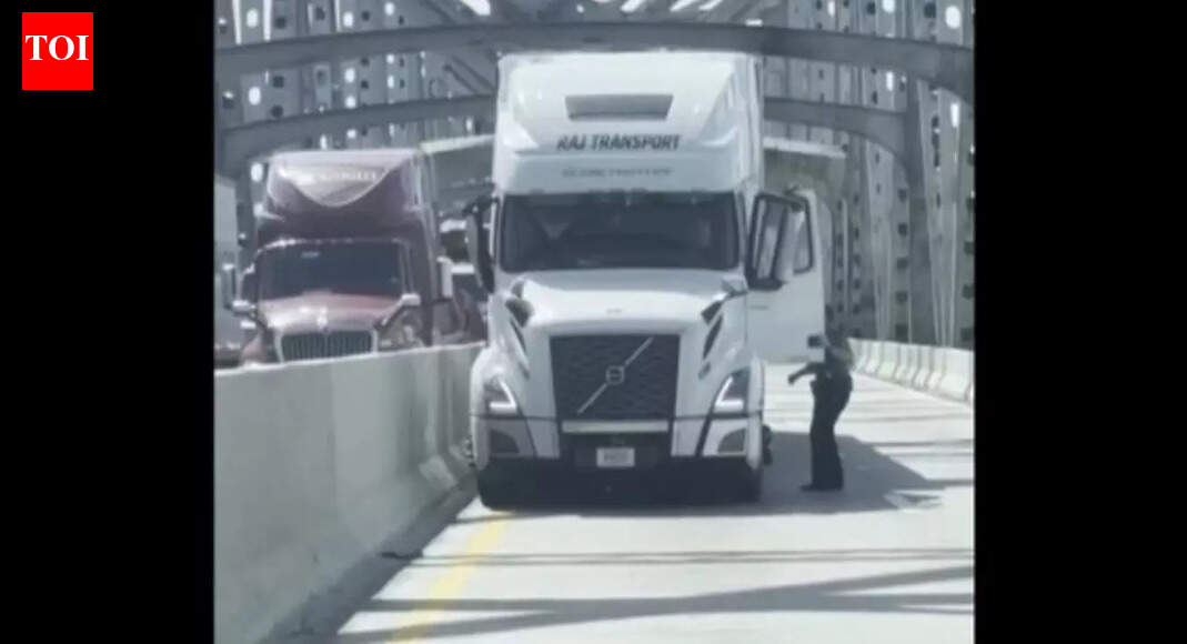 'They don't belong in US': Massive row over 'Raj Transport' after truck ...