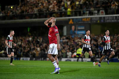26 punishment! League cup shocker as Fourth-Tier Grimsbi Town Stun Man United in the first meeting after 1948