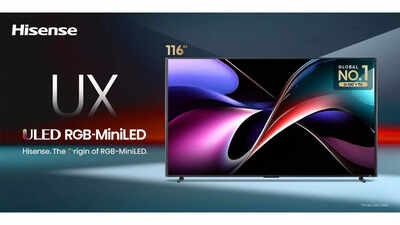 Hisense launches flagship UX ULED RGB-MiniLED TVs in India, starting at Rs 9.99 lakh
