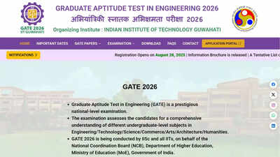 GATE 2026 registration begins today on gate2026.IITG.ac.in; how to apply, eligibility, fees and key dates