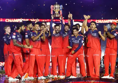 RCB broke the 3-mahene social media silence: What is the IPL champion written on Stamped at the title ceremony here