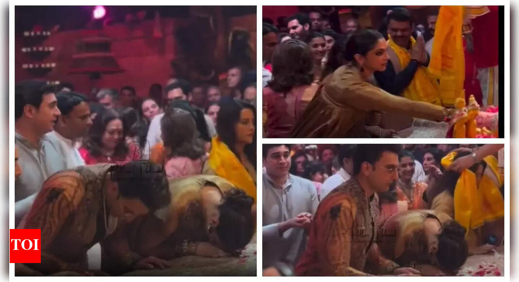 DP offers prayers to Bappa; Ranveer debuts new look - WATCH