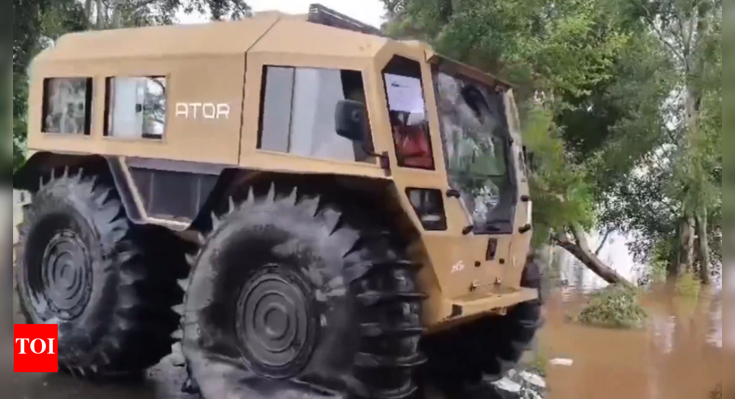 ATOR N1200 in action: Indian Army’s amphibious vehicle rescues flood-hit villagers in Punjab — watch