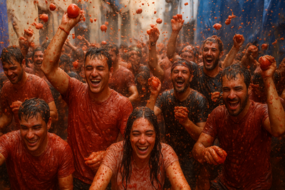 ¡Cuando la vida te da tomates, lánzalos! La Tomatina cumple 80 años