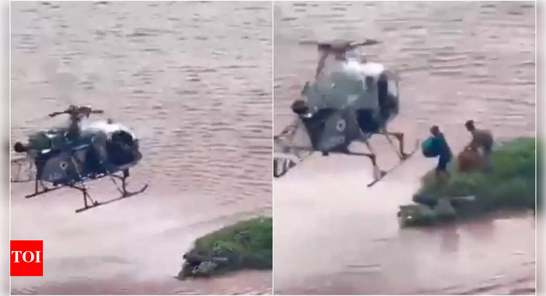 <div>Punjab floods: Indian Army's daredevil rescue mission with Cheetah helicopters - Watch</div>