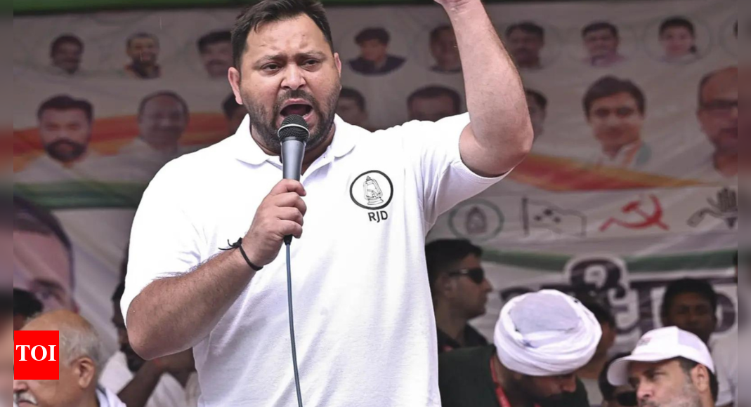<div>'Lalu ji ka khoon hai mere andar': Tejashwi Yadav vows to hike reservation to 85%; takes dig at Centre</div>