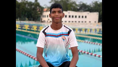Once scared of water, swimmer Aahil is state’s first to head to Deaflympics
