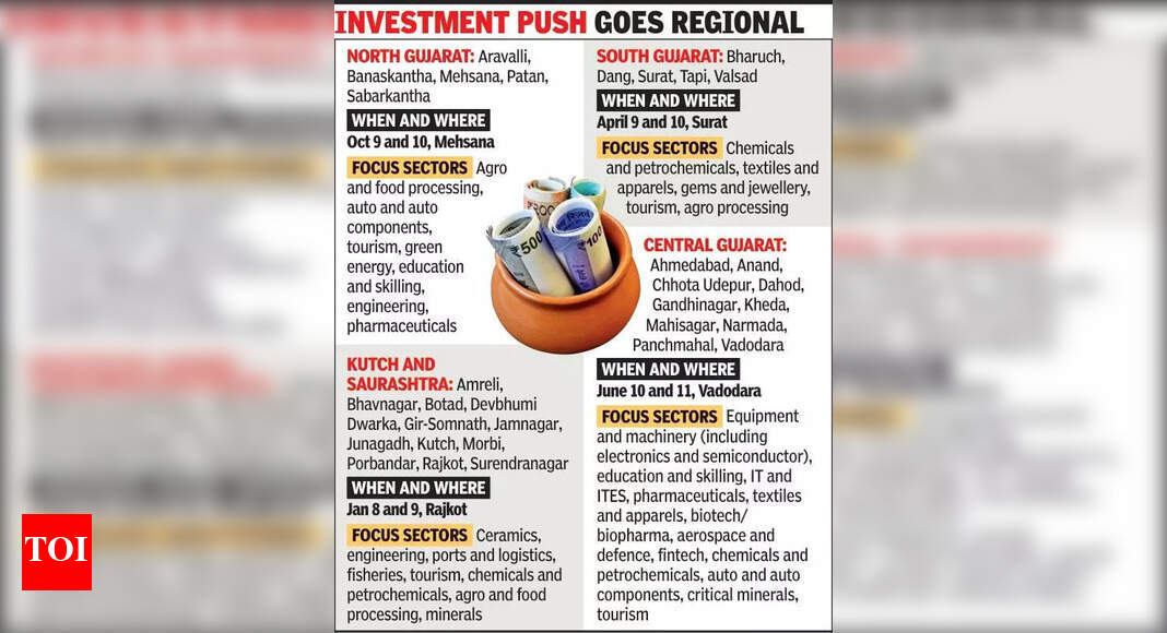 State launches four Vibrant Gujarat regional conferences post image