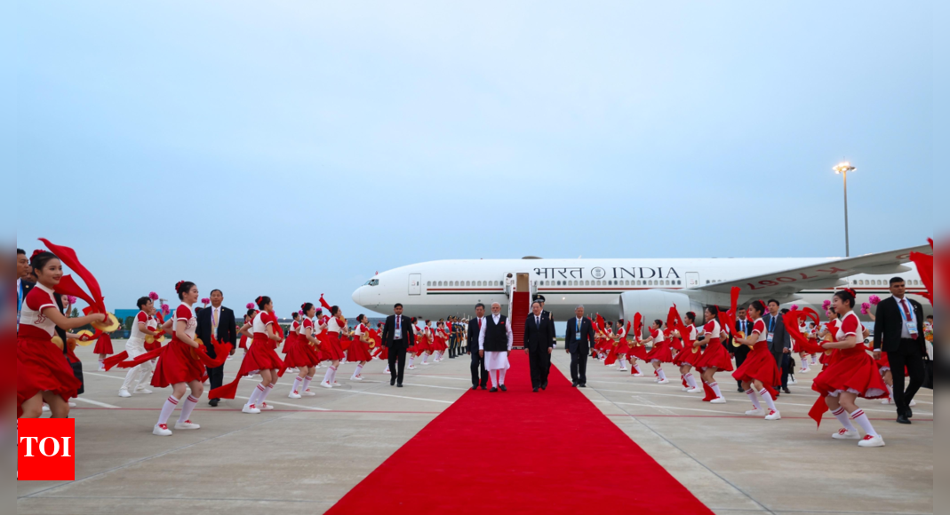 PM Modi China Visit Live Updates: After a gap of 7 years, PM Modi lands ...