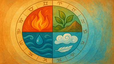 ¿Qué elemento eres según tu signo del zodiaco? Una mirada suave a la conexión entre los astros y la naturaleza