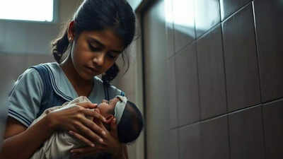 Minor girl gives birth in school toilet : क्लास 9 की छात्रा ने कर्नाटक के यादवगर के सरकारी आवासीय विद्यालय में दिया बच्चे को जन्म
