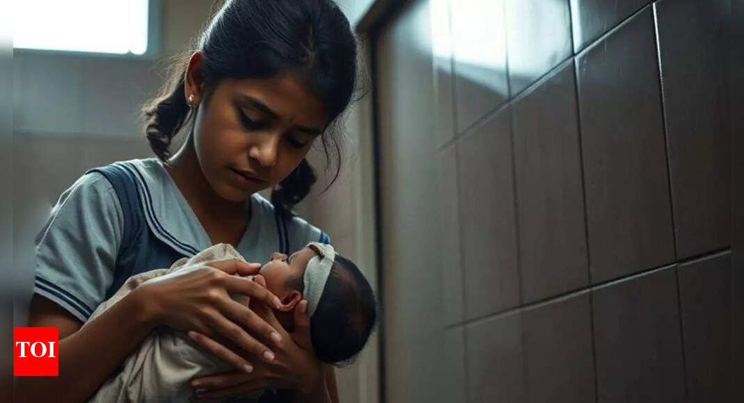 School staff suspended after student delivers baby in toilet.