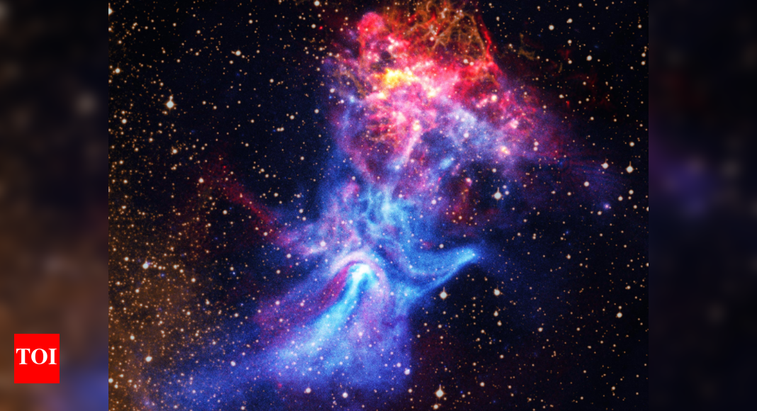 Hand of God: NASA spots a giant cosmic hand reaching through space