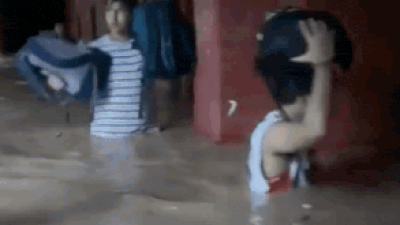 Watch: Jammu college students wade through knee-deep water, carry bags on head; heavy rains batter J&K