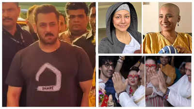  Tannishtha Chatterjee on bond with Hina Khan, Salman arrives for Ganpati darshan with Z+ security