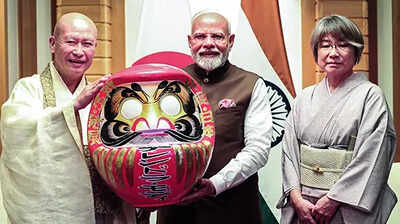 Daruma has an Indian connection, it's named after monk from Kancheepuram