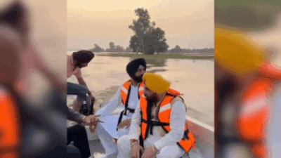 'Reliving their golden memories': Punjab ministers caught chatting about luxury cruises in Sweden, Goa while inspecting flood-hit areas