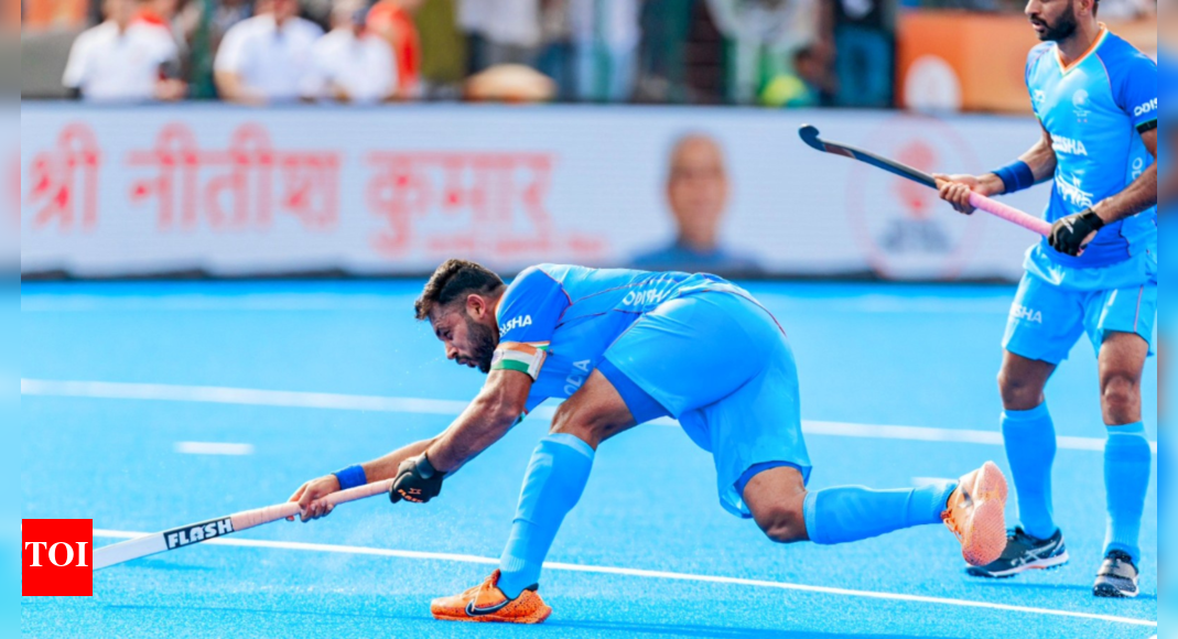 Harmanpreet Singh hat-trick powers India past China 4-3 in Asia Cup opener | Hockey News – The Times of India Harmanpreet Singh hat-trick powers India past China 4-3 in Asia Cup opener | Hockey News – The Times of India