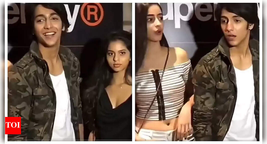 <div>Ahaan was told to step aside for Suhana-Ananya's pics</div>