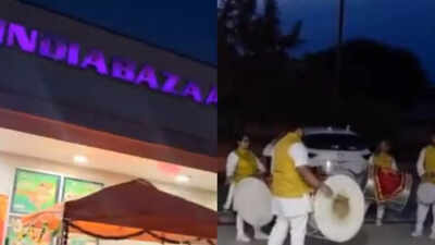 Ganesh Chaturthi celebration in Texas parking lot sparks debate online